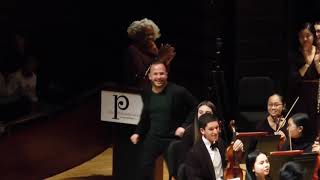 Philadelphia’s AllCity High School Band surprises Yannick NézetSéguin on his birthday [upl. by Anaeel653]