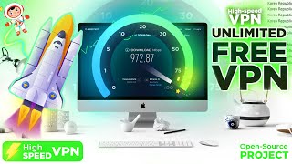 Highspeed Unlimited VPN BrowsingDownloading For Free in PC [upl. by Menken]