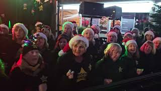 WHAT CHRISTMAS MEANS TO ME Rock Choir at Birkdale Lights Switch On 1st December 2024 [upl. by Ladd]