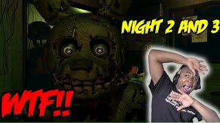 GOLDEN FREDDY JUMPSCARE  Five Nights At Freddys 3 Night 2 and 3 Stream [upl. by Alel]