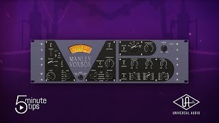 5Minute UAD Tips Manley VOXBOX Channel Strip PlugIn [upl. by Nylg]