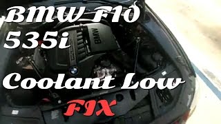 How to Fix Coolant Dangerously Low BMW F10 535i [upl. by Vinni]