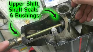 Replacing Upper Shift Shaft Seals and Bushings  Mercruiser Alpha One Gen 2 [upl. by Arahset586]