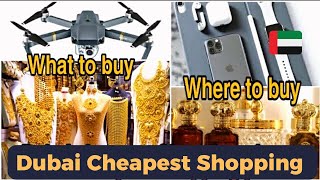 Cheapest Markets In Dubai for Shopping  Where to Shop amp Save most in Dubai  Discounted Shopping [upl. by Nowed]