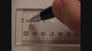 Measuring Lines in Inches and Half Inches with a Ruler Revised [upl. by Otecina]