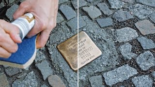 Stolpersteine  Anleitung zum Putzen der Steine [upl. by Deryl]