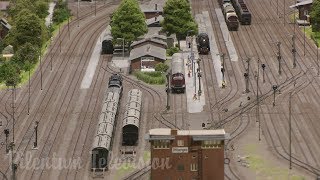 One of Germanys finest and most famous and superb model railway with steam trains in HO scale [upl. by Alhak310]