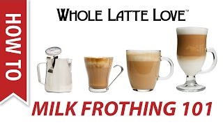 Milk Frothing for Beginners [upl. by Perkins625]