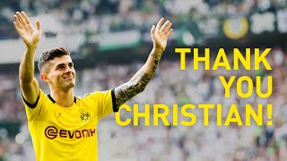 Pulisics Best Moments at Borussia Dortmund  Thank you Christian [upl. by Ahsak]