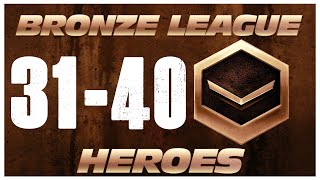 BRONZE LEAGUE HEROES  Episodes 3140  StarCraft 2  Husky [upl. by Azalea]