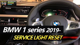 BMW 1 series 2019 2020 2021 Service Light Reset [upl. by Norihs]