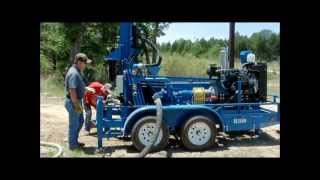 RockBuster R100 Portable Water Well Drilling Rig [upl. by Aihsikal435]