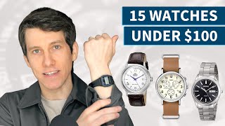 15 Best Watches Under 100 2020  Great Affordable Mens Watches [upl. by Tucker]