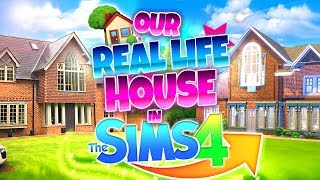 🏡OUR NEW REAL LIFE HOUSE🏡 In The Sims 4 [upl. by Cook]