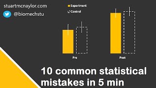 Ten Statistical Mistakes in 5 Min [upl. by Costa313]