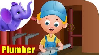 Plumber  Rhymes on Profession [upl. by Pharaoh856]