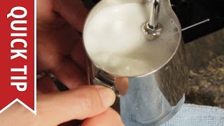 How to AutoFroth Milk for Lattes [upl. by Elockin]