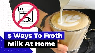 How To Froth Milk At Home Best Milk Frothers Review [upl. by Binnings]