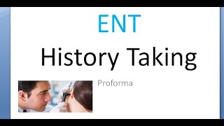 ENT History Taking Case Discussion Examination Presentation Clinical Practical Proforma Pattern [upl. by Niotna151]