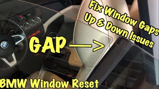 Initialize WINDOW REGULATOR  Reset BMW Power Windows [upl. by Amrac]