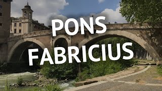 Pons Fabricius Ancient Romes Oldest Bridge Still standing [upl. by Sheryl]