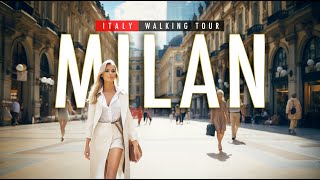 Milan Italy 4k Walking Tour 4K60fps HDR [upl. by Kram449]