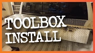 Easy Truck Tool Box Install [upl. by Snashall]