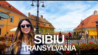 4K Virtual Sibiu Romania With Relaxing Natural City Sounds Walking Tour Sibiu Transylvania [upl. by Atteiluj976]