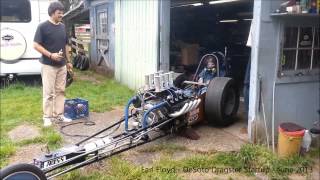 DeSoto Hemi Dragster Startup [upl. by Negah]