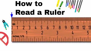 How to read an Inch ruler or tape measure [upl. by Pier]