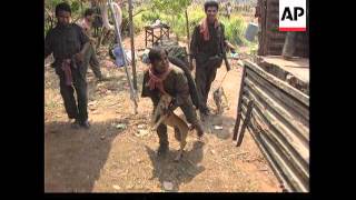 Cambodia  Khmer Rouge fighters [upl. by Htebi]