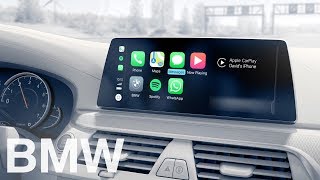 BMW ConnectedDrive Apple CarPlay [upl. by Enelloc]