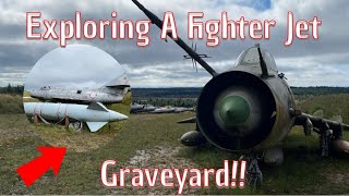 Exploring A Fighter Jet Graveyard In The UK [upl. by Gertrudis]