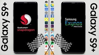 Galaxy S9 Snapdragon vs Galaxy S9 Exynos Speed Test [upl. by Nitsej276]