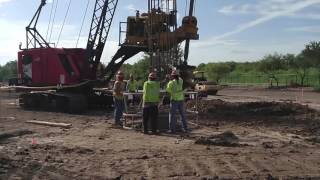 Drilled Pier Installation Process [upl. by Ynamreg556]