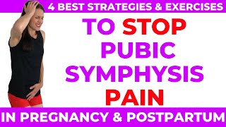 Pubic Symphysis 4 BEST strategies to stop pain [upl. by Messing]