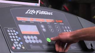 Life Fitness Treadmill Tutorial [upl. by Airitak667]