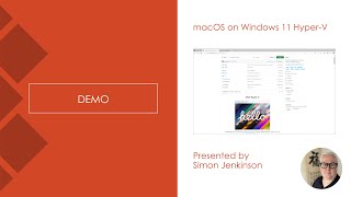 macOS on Windows 11 Hyper V [upl. by Rudich]