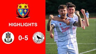 Caerleon 05 Cwmbrân Town  Gwent FA Senior cup  Quarter final highlights [upl. by Errised]