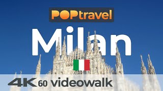 Walking in MILAN  Italy  4K 60fps UHD [upl. by Gunilla499]