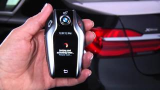 Use Display Key to Set Climate Control for Departure Time  BMW HowTo [upl. by Aleda]