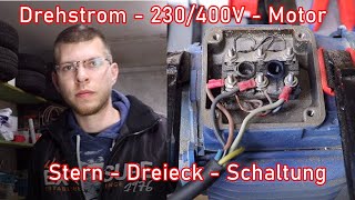 Drehstrommotor  Stern Dreieckschaltung ElektroM [upl. by Tega]