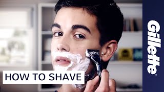 How to Shave  Shaving Tips for Men  Gillette [upl. by Yetnom]