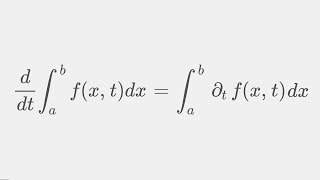 The Leibniz rule for integrals The Derivation [upl. by Bordie]