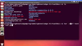 How to Extract a targz File in Linux using Terminal [upl. by Anaidiriv]