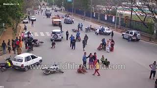 Bhukamp in Nepal  CCTV footage of 25th April 2015 [upl. by Diana879]