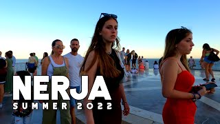 Nerja Spain Charming Town Summer 2022 June Update Costa del Sol  Axarquía  Málaga 4K 60 fps [upl. by Frum]