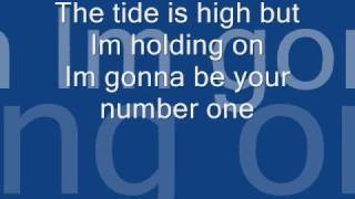 The tide is high w lyrics [upl. by Anyer]