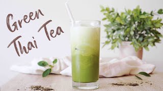 Green Thai Iced Tea RECIPE [upl. by Jarib658]