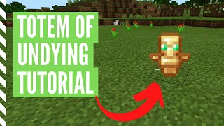 How To GET And USE The TOTEM OF UNDYING In Minecraft 116 Tutorial [upl. by Aiva680]